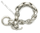 Immortal Cross/Mixed Link Bracelet w/Skull T-Bar, Ltd. 65